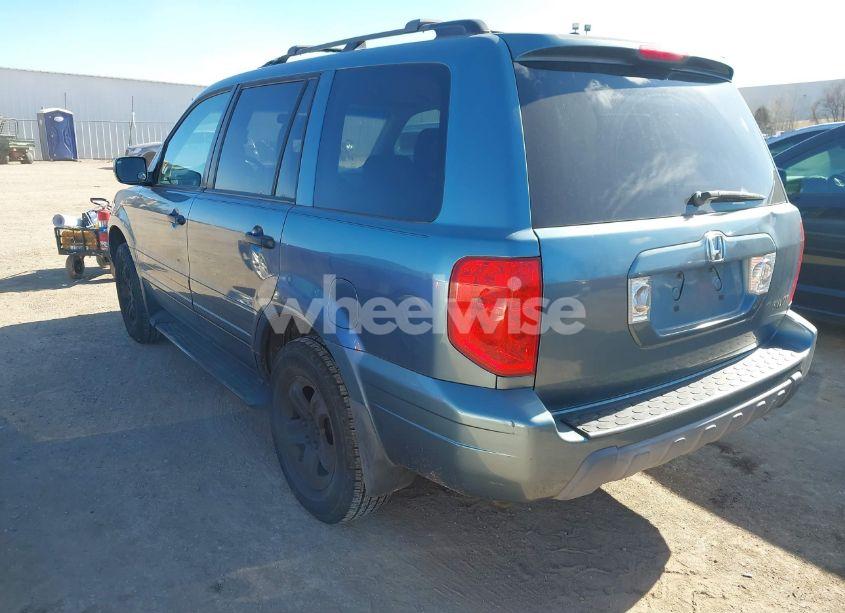 Photo 3 of 2005 Honda Pilot EX-L (VIN 5FNYF185X5B041557)