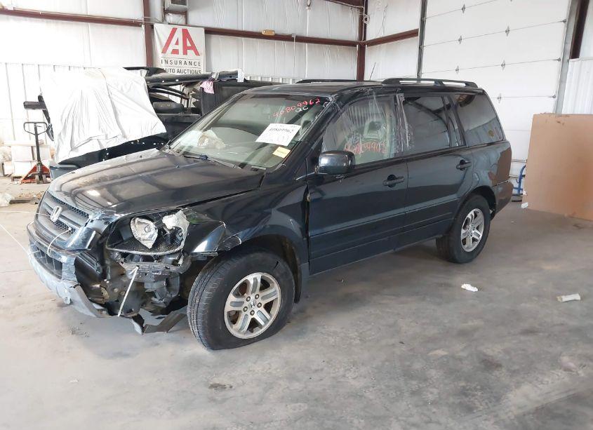 Photo 2 of 2005 Honda Pilot EX-L (VIN 5FNYF18625B040394)