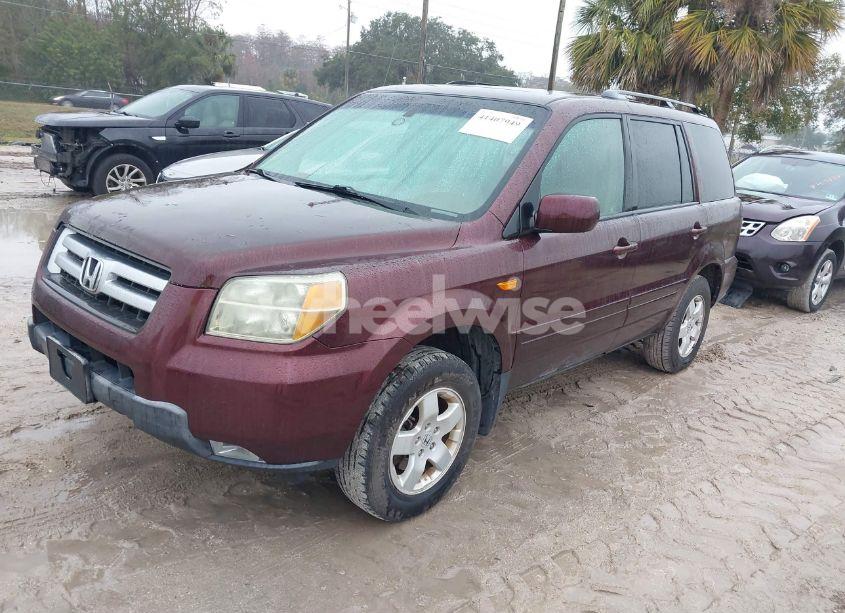 Photo 2 of 2008 Honda Pilot EX-L (VIN 5FNYF18628B031912)