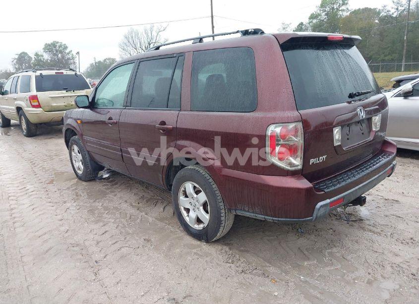 Photo 3 of 2008 Honda Pilot EX-L (VIN 5FNYF18628B031912)