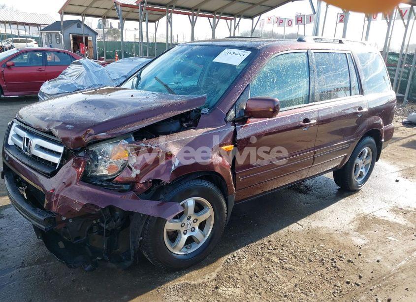 Photo 2 of 2007 Honda Pilot EX-L (VIN 5FNYF18647B004936)