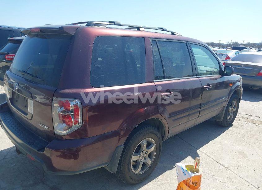 Photo 4 of 2007 Honda Pilot EX-L (VIN 5FNYF18667B002248)