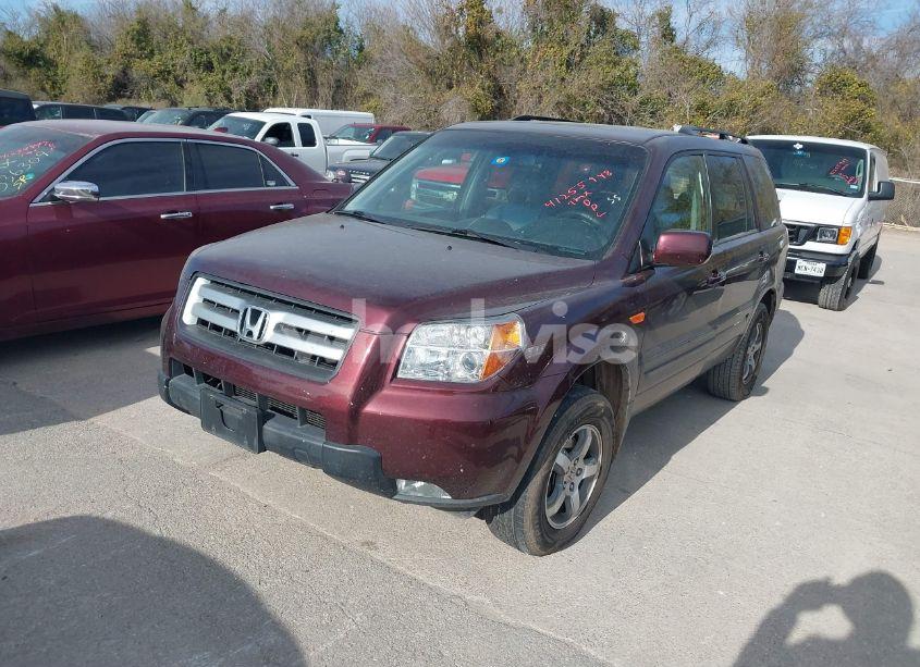 Photo 2 of 2008 Honda Pilot EX-L (VIN 5FNYF18688B053347)