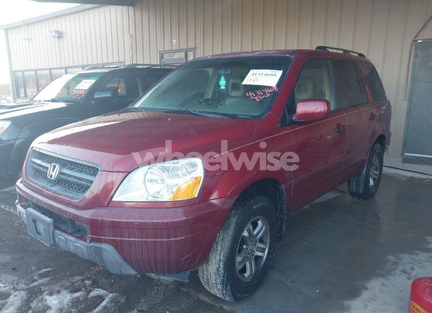 Photo 2 of 2005 Honda Pilot EX-L (VIN 5FNYF18695B015119)