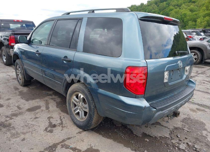 Photo 3 of 2005 Honda Pilot EX-L (VIN 5FNYF18695B043728)