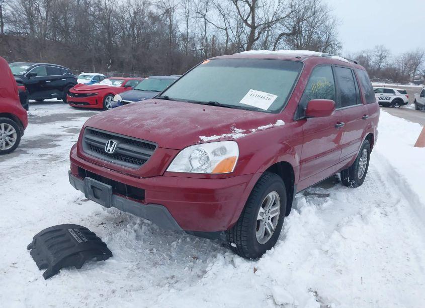 Photo 2 of 2005 Honda Pilot EX-L (VIN 5FNYF186X5B019602)
