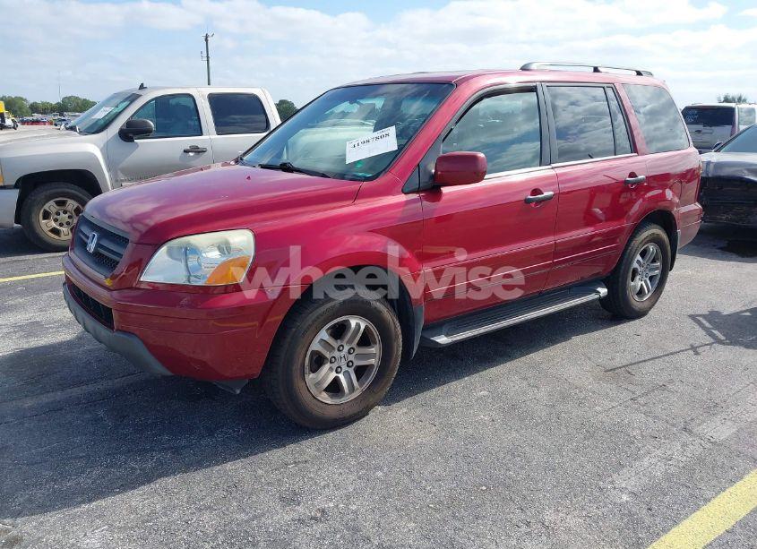 Photo 2 of 2005 Honda Pilot EX-L (VIN 5FNYF186X5B028381)