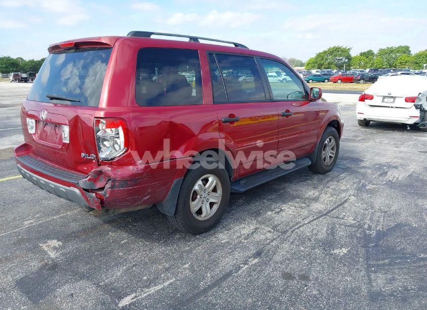 Photo 4 of 2005 Honda Pilot EX-L (VIN 5FNYF186X5B028381)