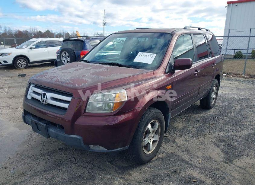 Photo 2 of 2007 Honda Pilot EX-L (VIN 5FNYF18717B007026)
