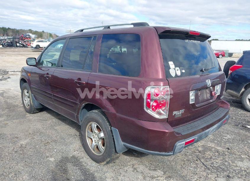 Photo 3 of 2007 Honda Pilot EX-L (VIN 5FNYF18717B007026)