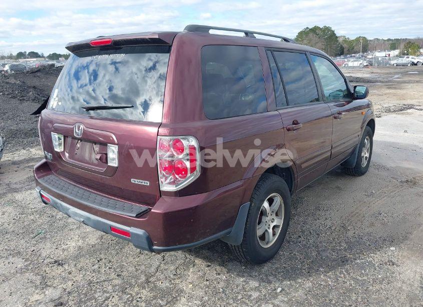 Photo 4 of 2007 Honda Pilot EX-L (VIN 5FNYF18717B007026)
