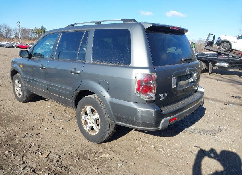 Photo 3 of 2008 Honda Pilot EX-L (VIN 5FNYF18758B030231)
