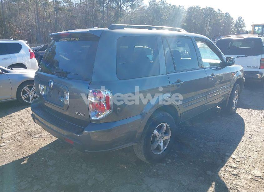 Photo 4 of 2007 Honda Pilot EX-L (VIN 5FNYF18777B030228)