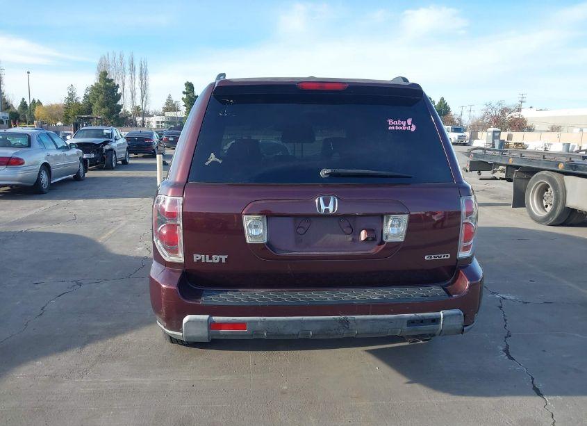 Photo 16 of 2007 Honda Pilot EX-L (VIN 5FNYF18787B017343)