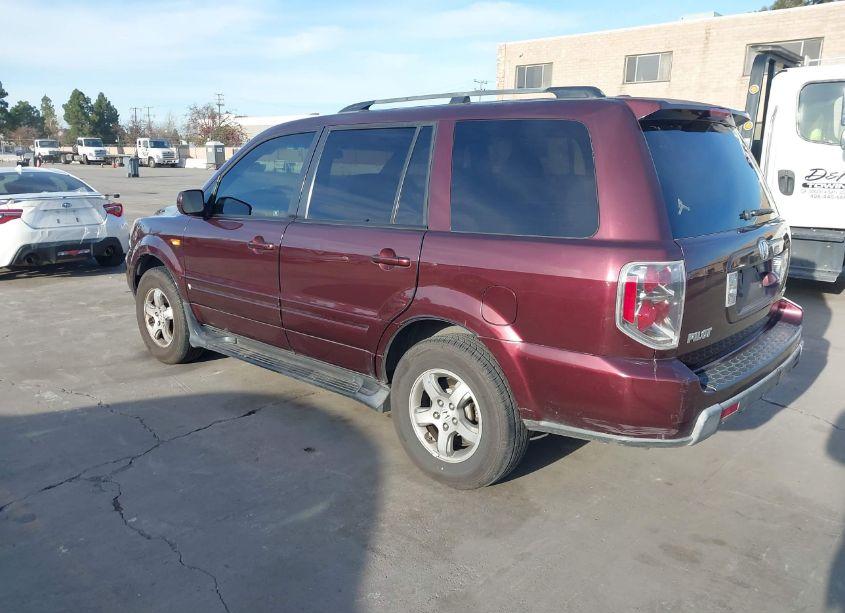 Photo 3 of 2007 Honda Pilot EX-L (VIN 5FNYF18787B017343)