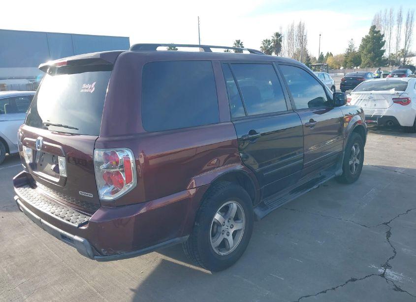 Photo 4 of 2007 Honda Pilot EX-L (VIN 5FNYF18787B017343)