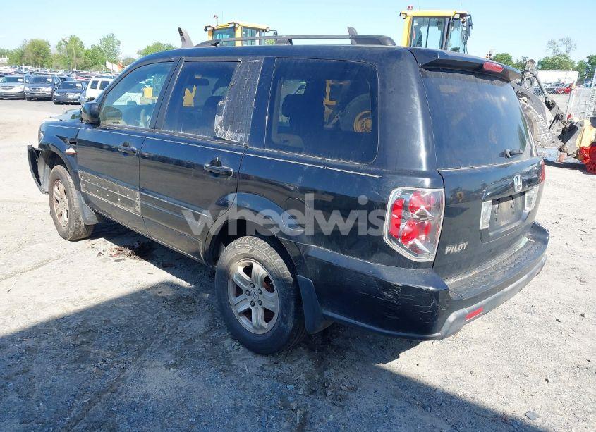 Photo 3 of 2008 Honda Pilot VP (VIN 5FNYF28218B002162)