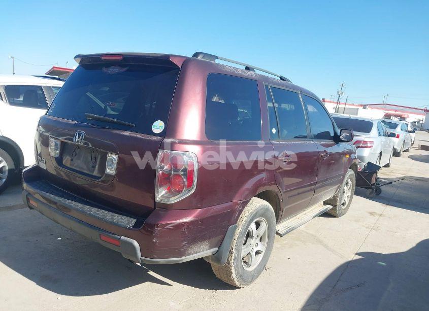 Photo 4 of 2007 Honda Pilot EX (VIN 5FNYF28427B020945)