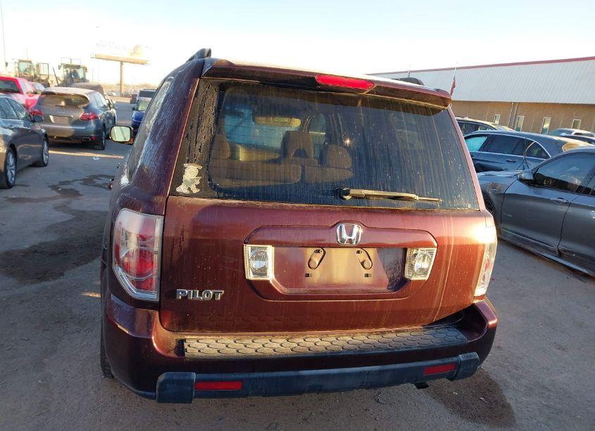 Photo 16 of 2008 Honda Pilot EX (VIN 5FNYF28488B012124)