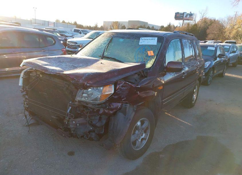 Photo 2 of 2008 Honda Pilot EX (VIN 5FNYF28488B012124)