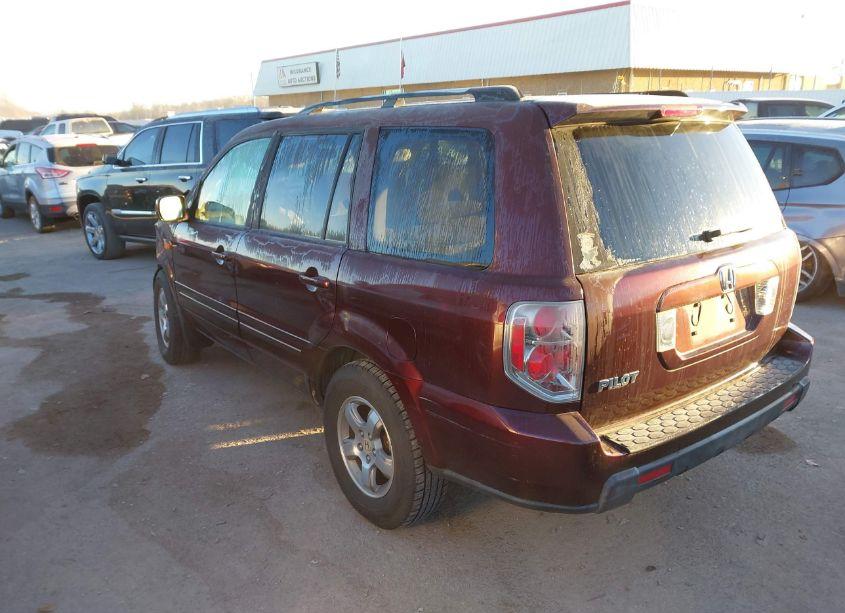 Photo 3 of 2008 Honda Pilot EX (VIN 5FNYF28488B012124)