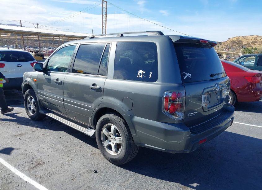 Photo 3 of 2007 Honda Pilot EX (VIN 5FNYF28497B024734)