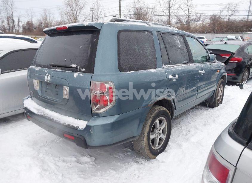 Photo 4 of 2007 Honda Pilot EX (VIN 5FNYF284X7B021938)