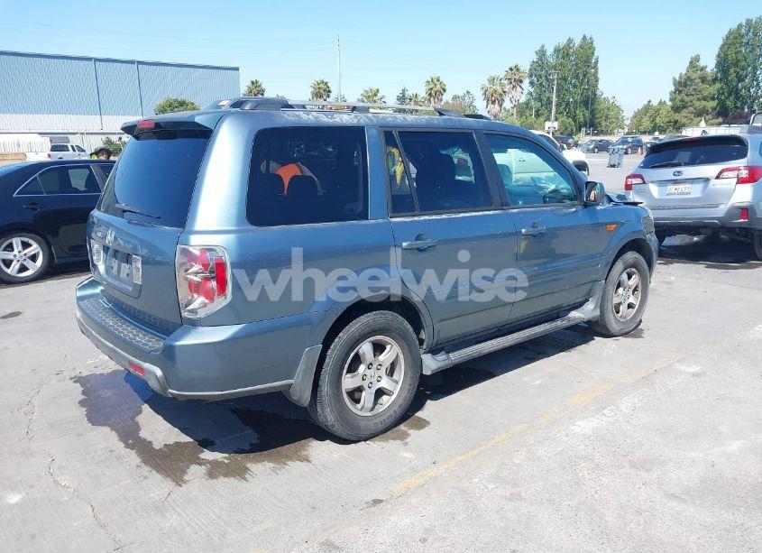 Photo 4 of 2007 Honda Pilot EX-L (VIN 5FNYF28527B006357)