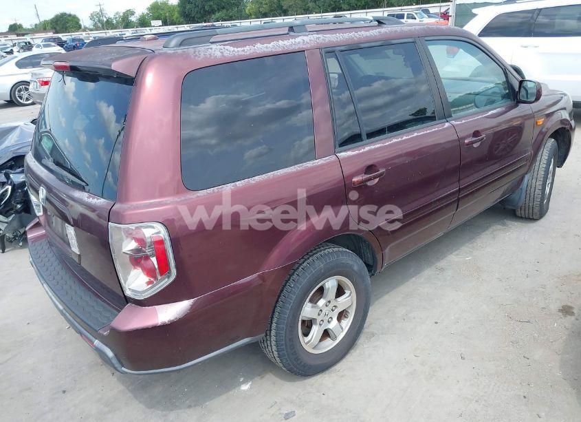 Photo 4 of 2007 Honda Pilot EX-L (VIN 5FNYF28547B042860)