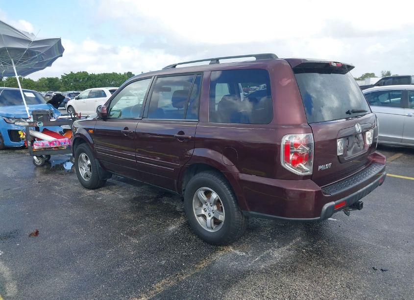 Photo 3 of 2007 Honda Pilot EX-L (VIN 5FNYF28557B019071)