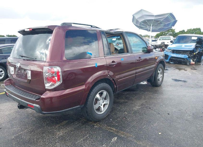 Photo 4 of 2007 Honda Pilot EX-L (VIN 5FNYF28557B019071)