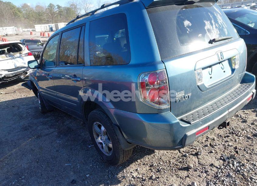 Photo 3 of 2007 Honda Pilot EX-L (VIN 5FNYF28577B014681)