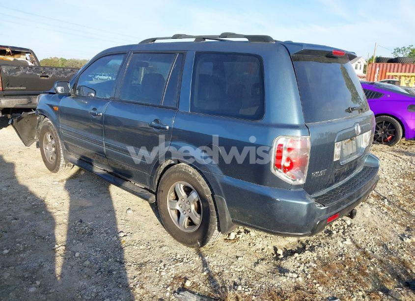 Photo 3 of 2007 Honda Pilot EX-L (VIN 5FNYF28587B001034)