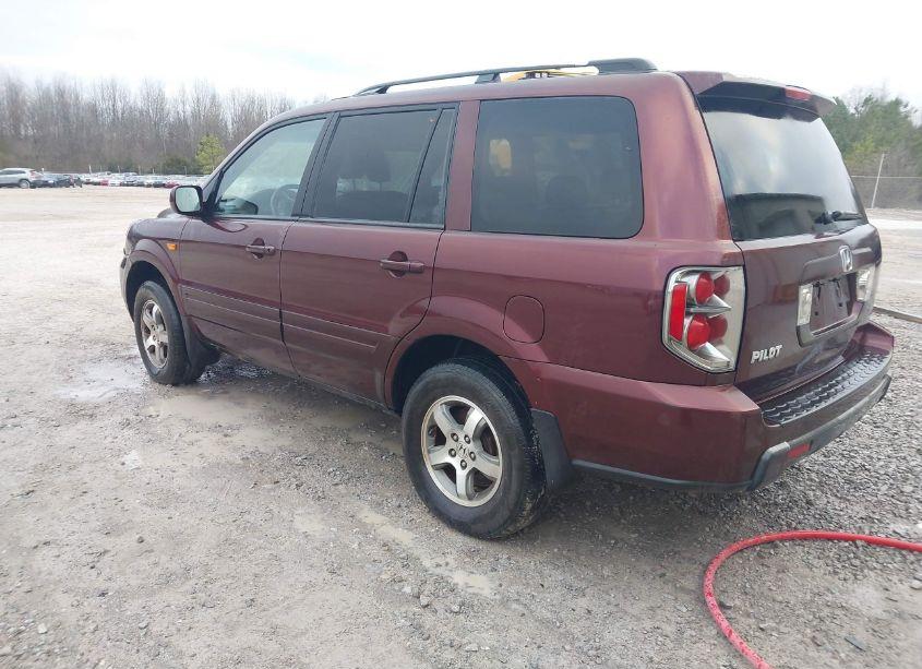 Photo 3 of 2007 Honda Pilot EX-L (VIN 5FNYF28587B018352)