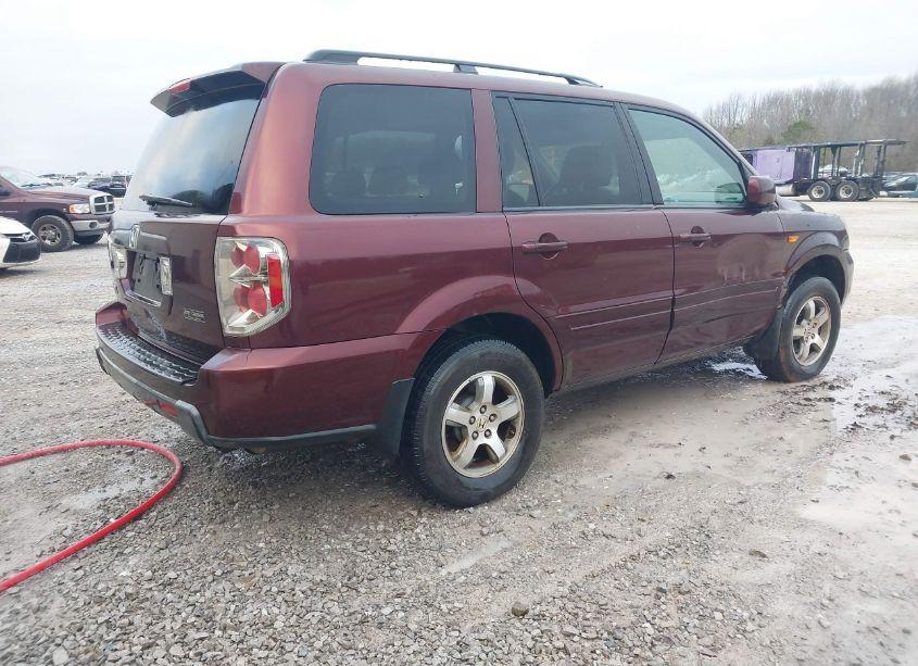 Photo 4 of 2007 Honda Pilot EX-L (VIN 5FNYF28587B018352)