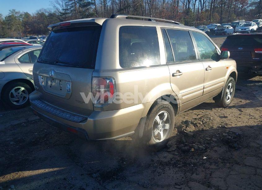 Photo 4 of 2007 Honda Pilot EX-L (VIN 5FNYF28587B031652)