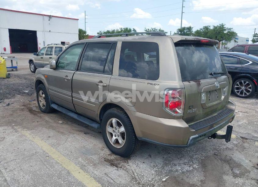 Photo 3 of 2008 Honda Pilot EX-L (VIN 5FNYF28638B003543)