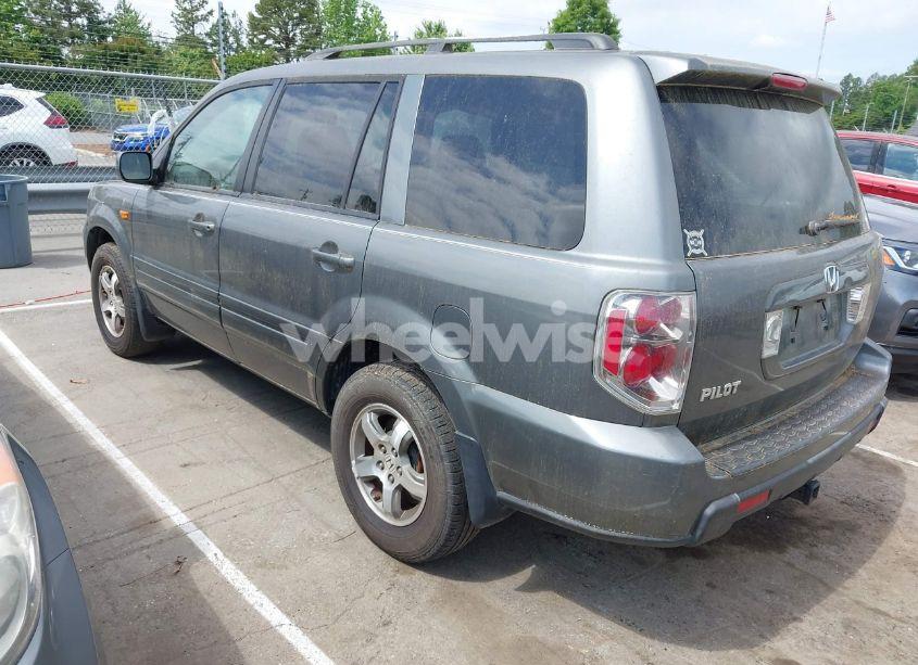 Photo 3 of 2007 Honda Pilot EX-L (VIN 5FNYF28667B025454)