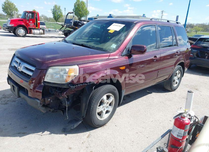 Photo 2 of 2008 Honda Pilot EX-L (VIN 5FNYF28668B007019)