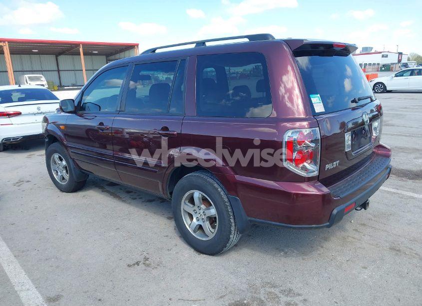 Photo 3 of 2008 Honda Pilot EX-L (VIN 5FNYF28668B007019)