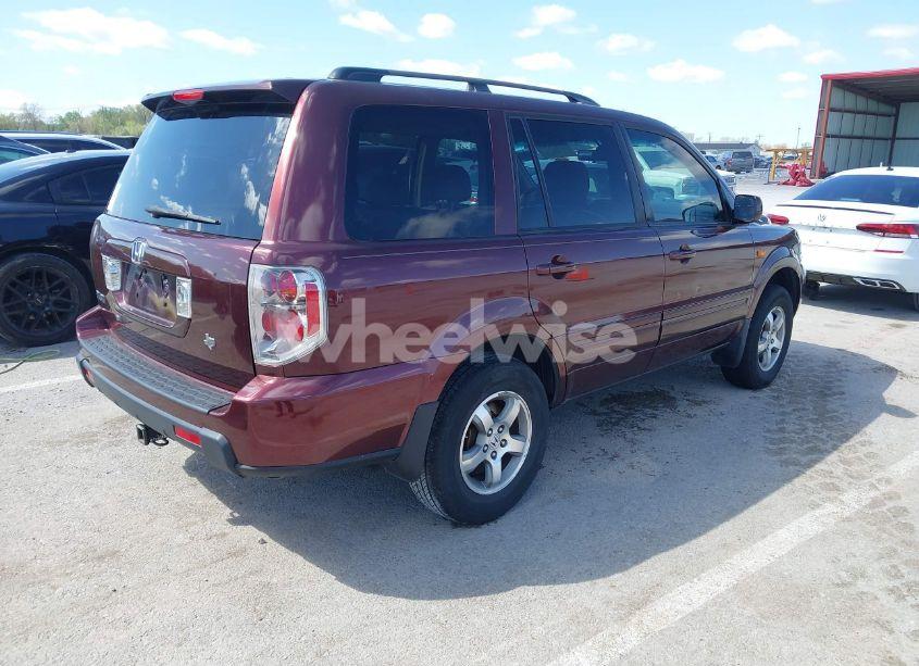 Photo 4 of 2008 Honda Pilot EX-L (VIN 5FNYF28668B007019)