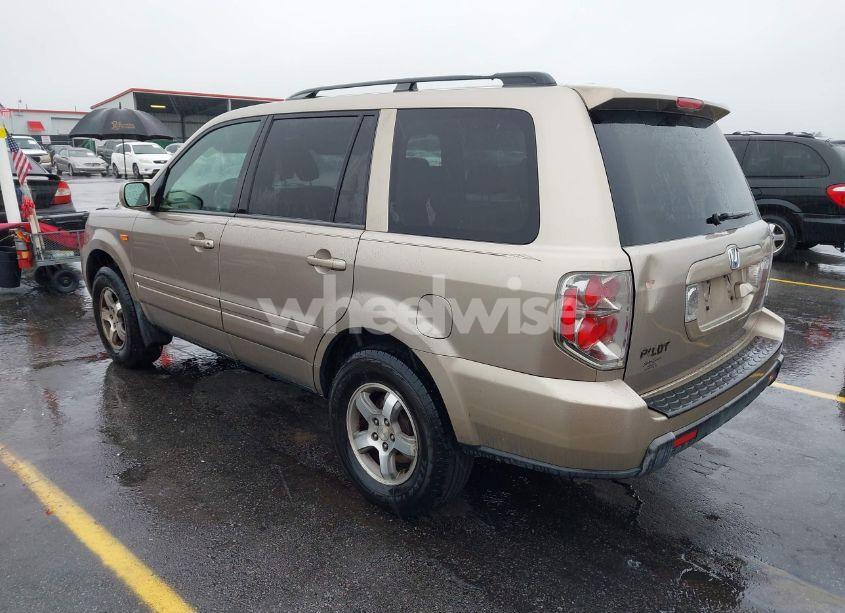 Photo 3 of 2007 Honda Pilot EX-L (VIN 5FNYF28707B031288)