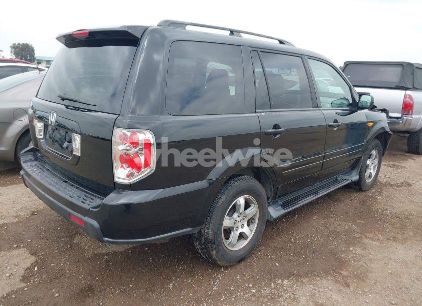 Photo 4 of 2007 Honda Pilot EX-L (VIN 5FNYF28757B028192)