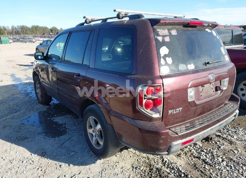 Photo 3 of 2007 Honda Pilot EX-L (VIN 5FNYF28777B009126)