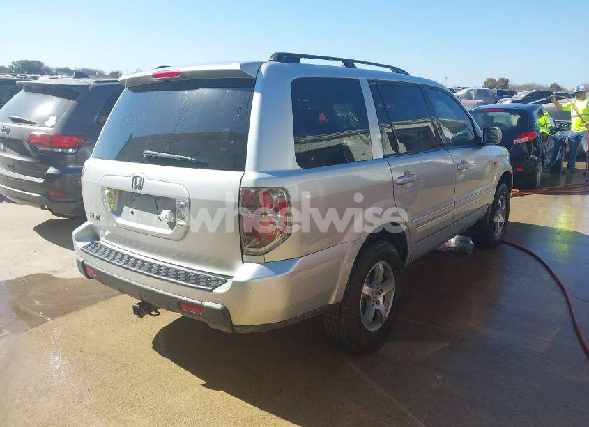 Photo 4 of 2007 Honda Pilot EX-L (VIN 5FNYF28787B043110)