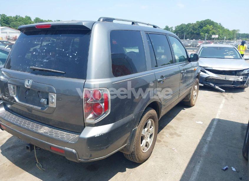 Photo 4 of 2008 Honda Pilot EX-L (VIN 5FNYF28788B009315)