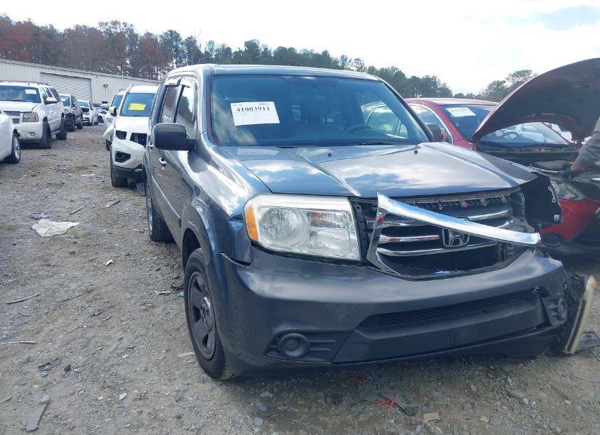 2013 Honda Pilot LX (VIN 5FNYF3H20DB006431) main photo