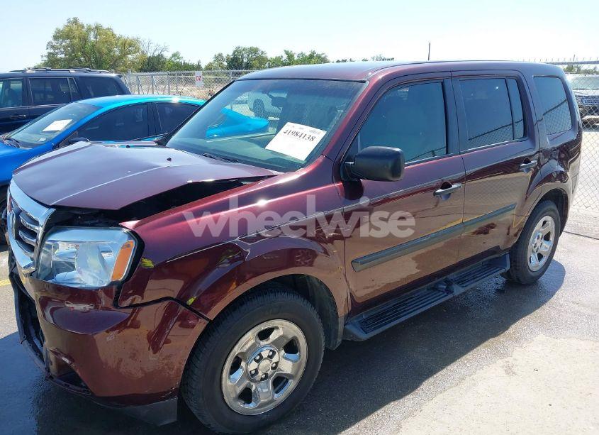 Photo 2 of 2012 Honda Pilot LX (VIN 5FNYF3H23CB029653)