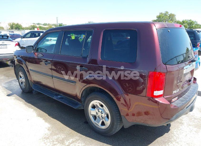 Photo 3 of 2012 Honda Pilot LX (VIN 5FNYF3H23CB029653)