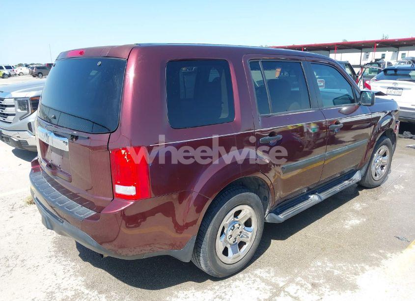Photo 4 of 2012 Honda Pilot LX (VIN 5FNYF3H23CB029653)